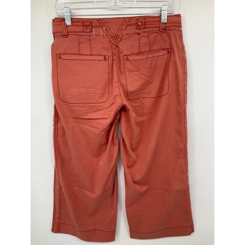 Anthropologie Size 27 Hei Hei Stretch Cotton Wide Leg Crop Chino Pants - Picture 9 of 12